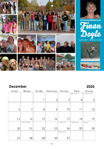 2026 Purdue Waterski Calendar