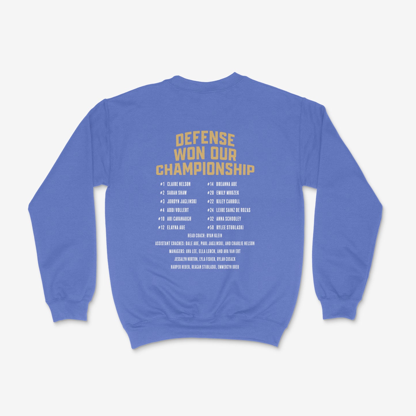 2025 Assumption GBB State Champs Crewneck Sweatshirt GILDAN BRAND