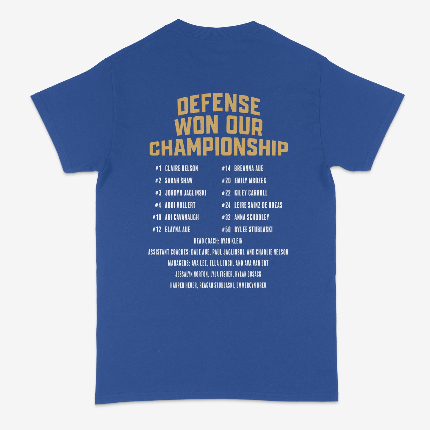 2025 Assumption GBB State Champs Tee