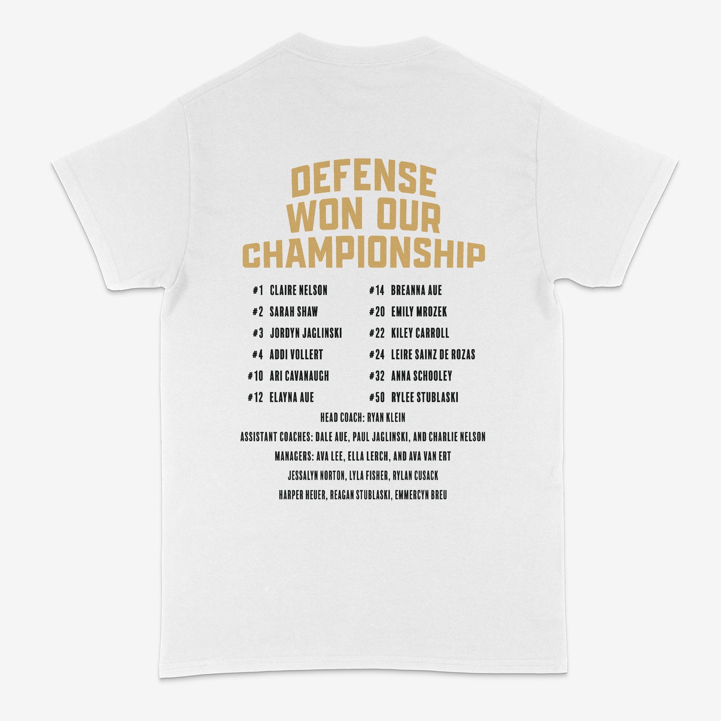 2025 Assumption GBB State Champs Tee