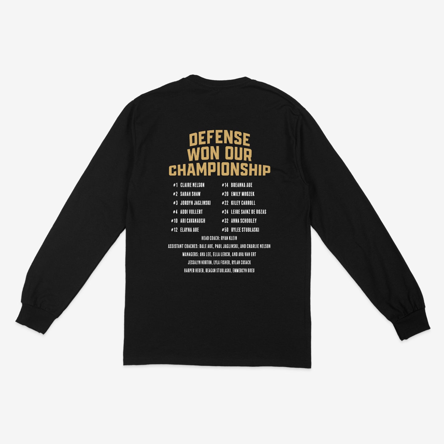 2025 Assumption GBB State Champs Long Sleeve Tee