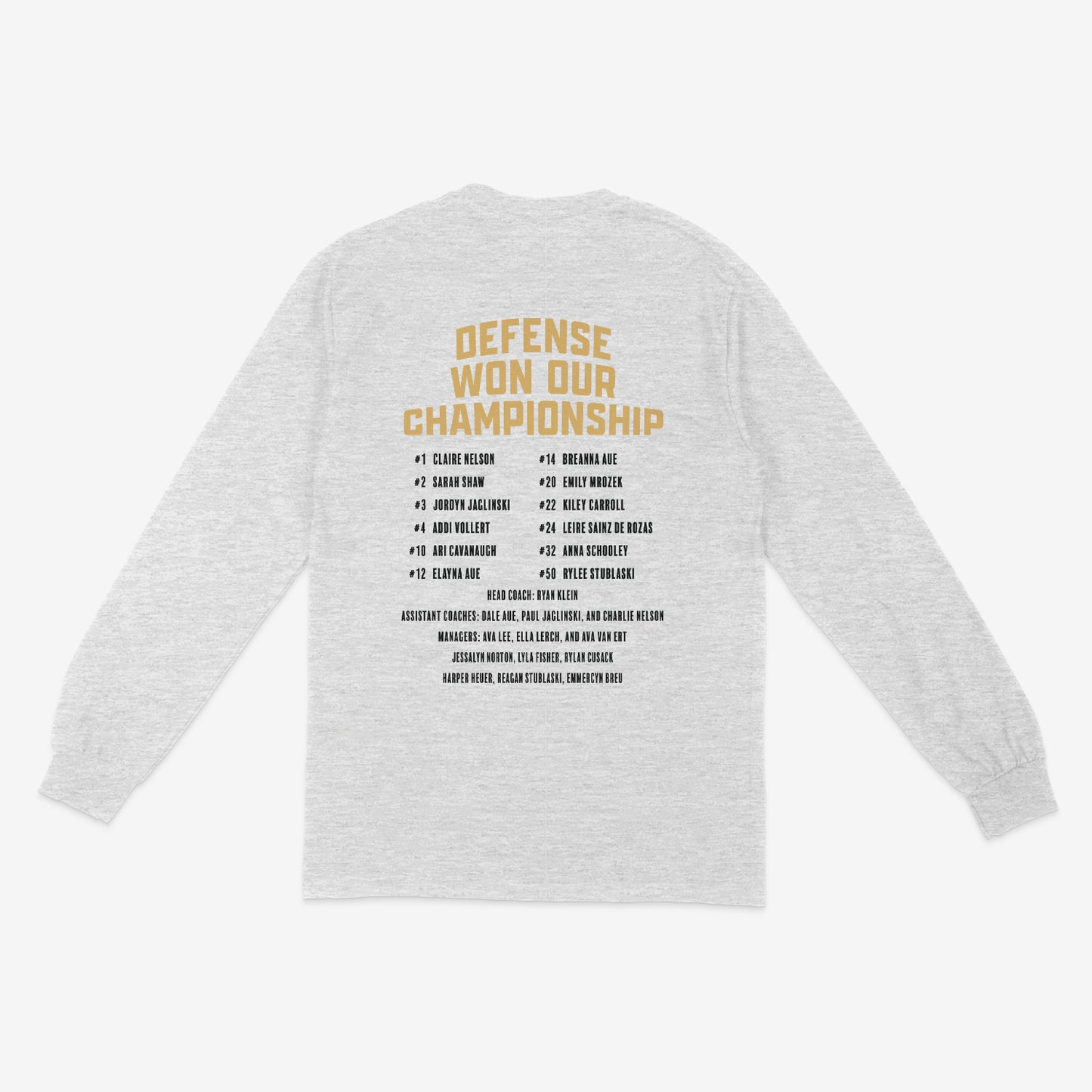 2025 Assumption GBB State Champs Long Sleeve Tee