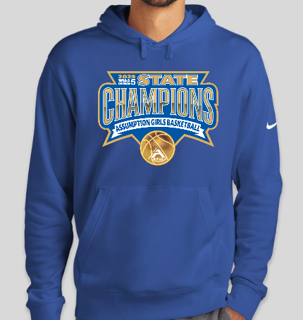 2025 Assumption GBB State Champs Hoodie - NIKE BRAND