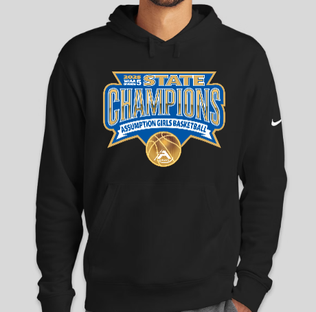 2025 Assumption GBB State Champs Hoodie - NIKE BRAND