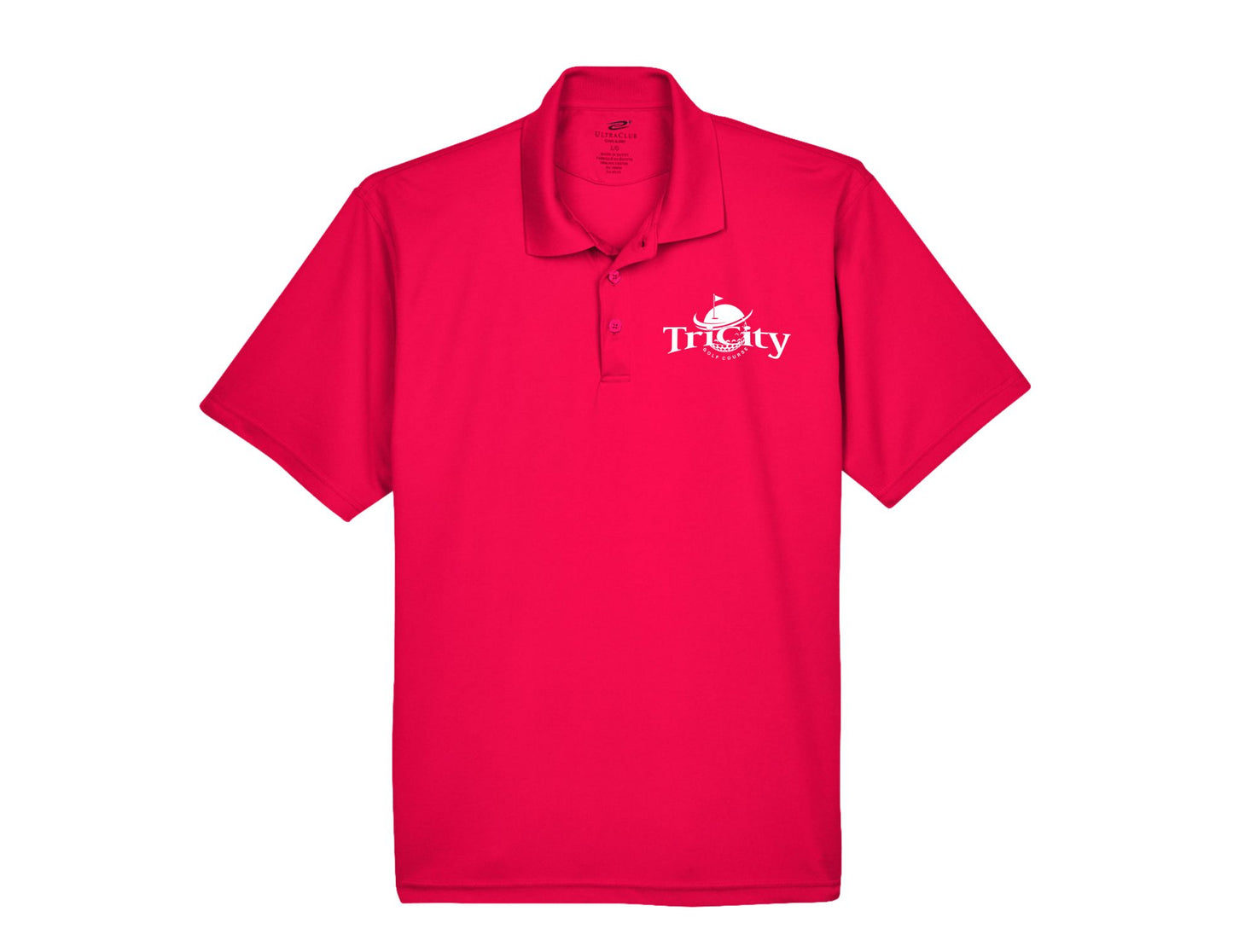 TC Red Performance Polo Shirt (men's sizes)