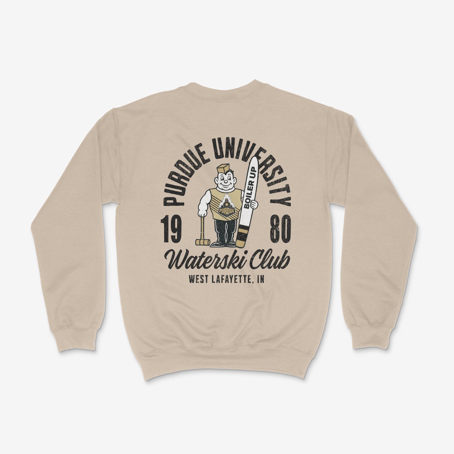 PURDUE WATERSKI CLUB - Crewneck Sweatshirt