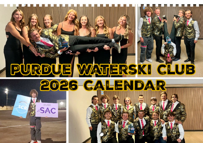 2026 Purdue Waterski Calendar