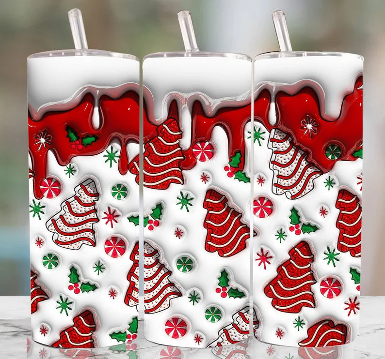 Christmas "3D" Tumblers