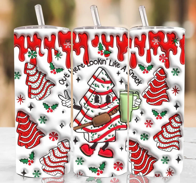 Christmas "3D" Tumblers